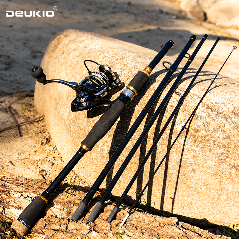 DEUKIO Fishing Rod Reel Combo  - مراجعة Fishing Rod Combo وسعره