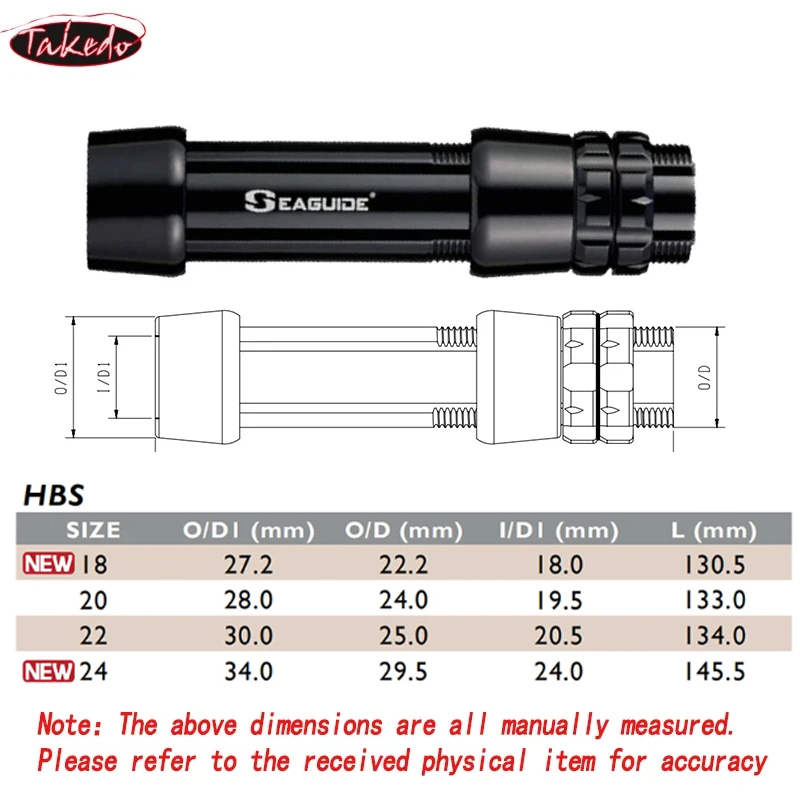 TAKEDO 18# 20# 22# 24# HBS Hea - مراجعة Fishing Rod Repair Kit وسعره