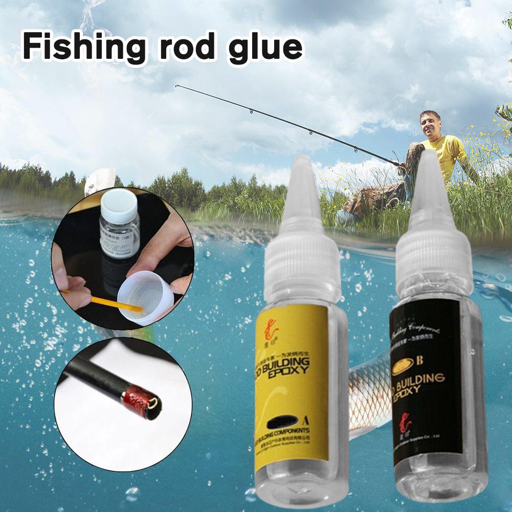 2Pcs DIY Fishing Tool Repair E - مراجعة Fishing Rod Repair Kit وسعره