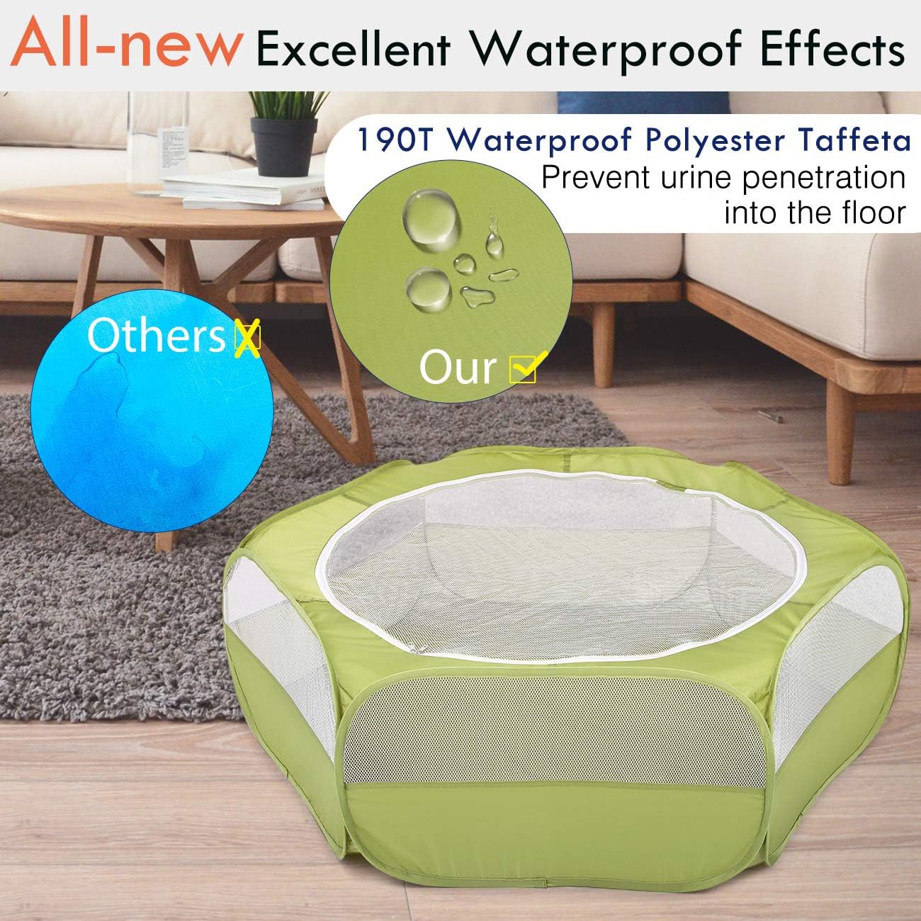 Pawaboo Small Animals Playpen  - مراجعة Fishing Rod Travel وسعره