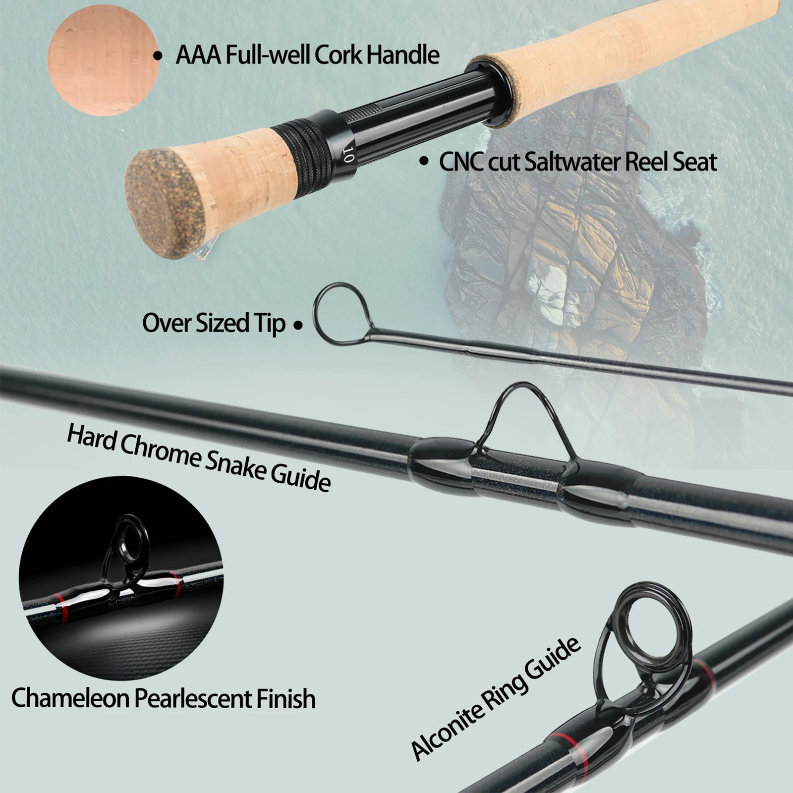 Maximumcatch Saltpro Saltwater - مراجعة Fishing Rod Ice وسعره