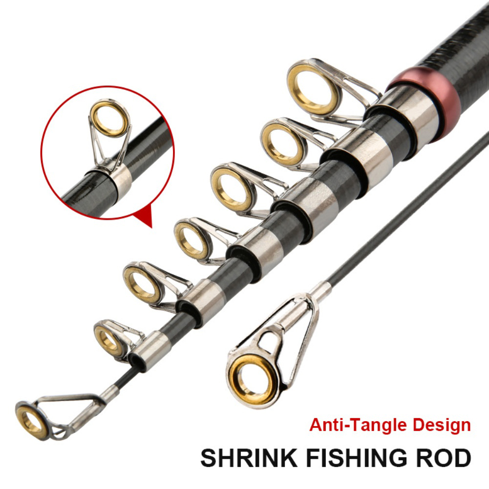 1 Piece Carbon Fiber Shrink Fi - مراجعة Fishing Rod Carbon Fiber وسعره