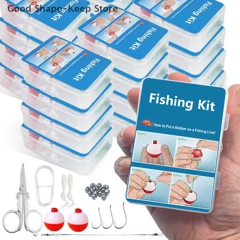 24Pcs Emergency Fishing Kit Po - مراجعة Fishing Rod Building Kit وسعره