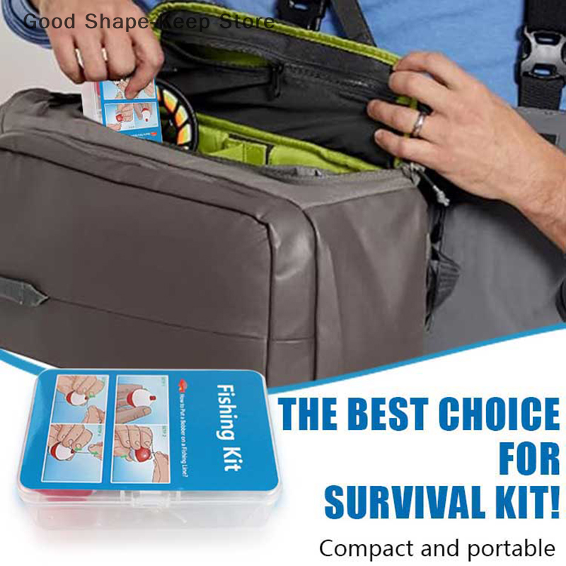 24Pcs Emergency Fishing Kit Po - مراجعة Fishing Rod Building Kit وسعره